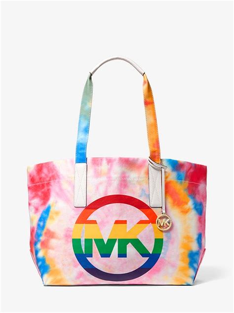 michael kors rainbow tote